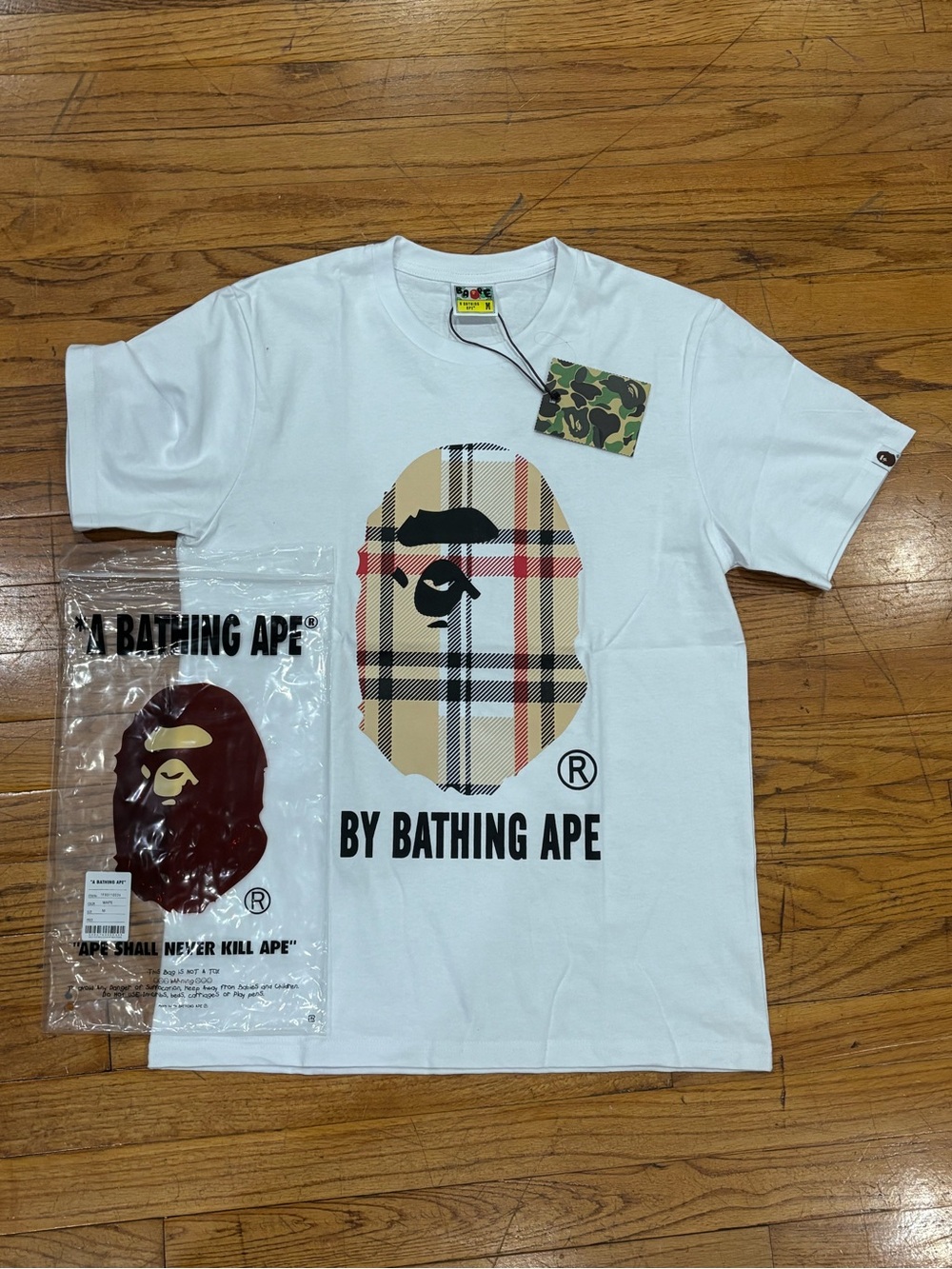 A Bathing Ape White T shirt